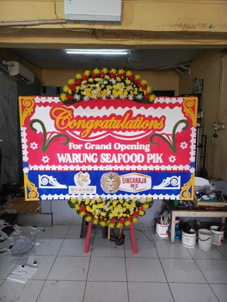 Papan Bunga Ucapan Selamat Pasar Minggu